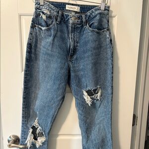 Abercrombie Curve Love Mom Jean